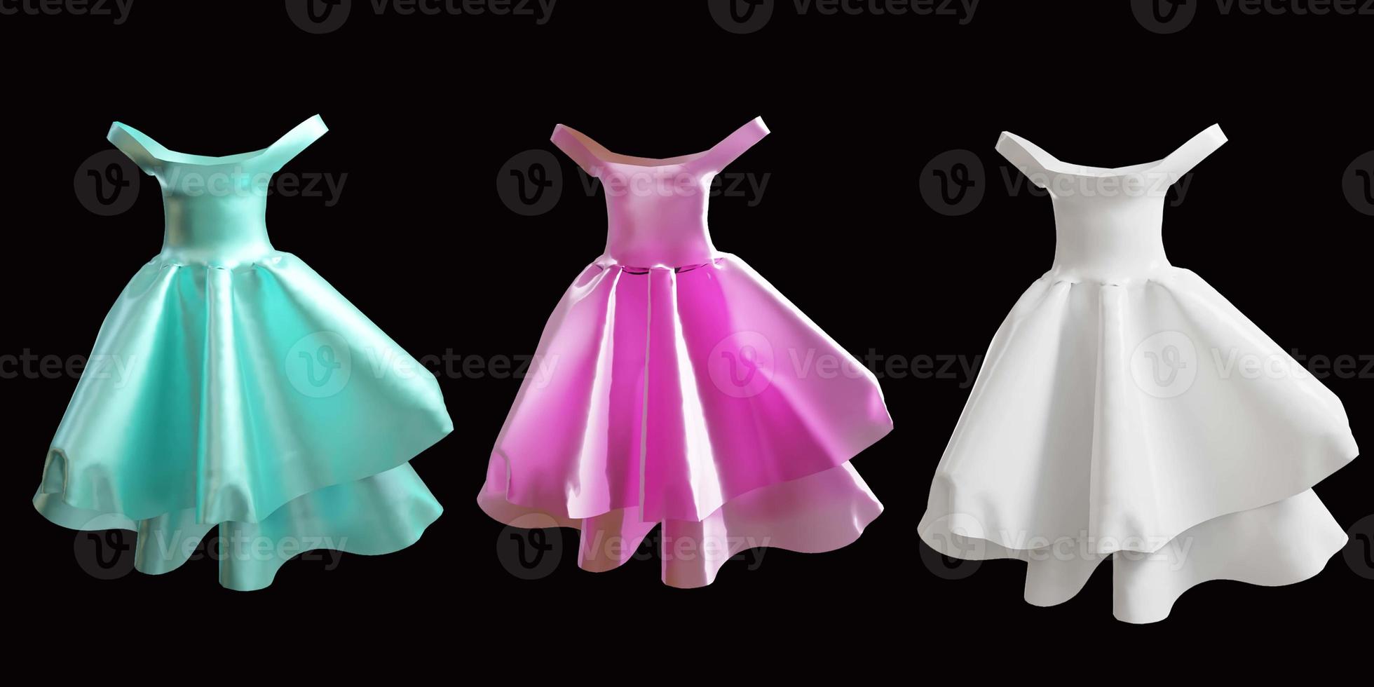 women dress 3d illustration photo