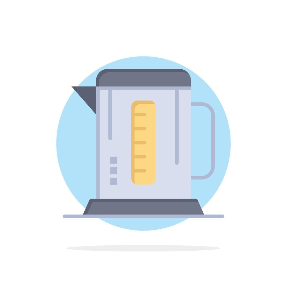 Boiler Coffee Machine Hotel Abstract Circle Background Flat color Icon vector