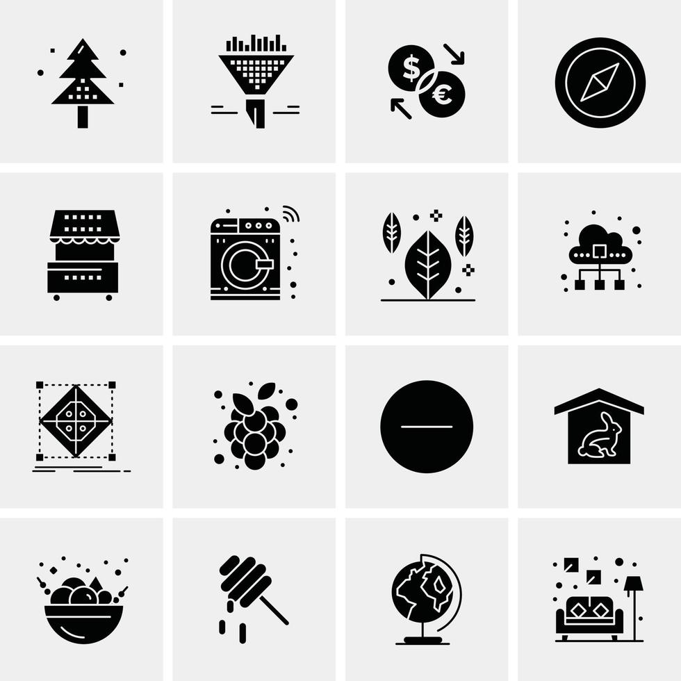 16 Business Universal Icons Vector Creative Icon Illustration to use in web and Mobile Related proje