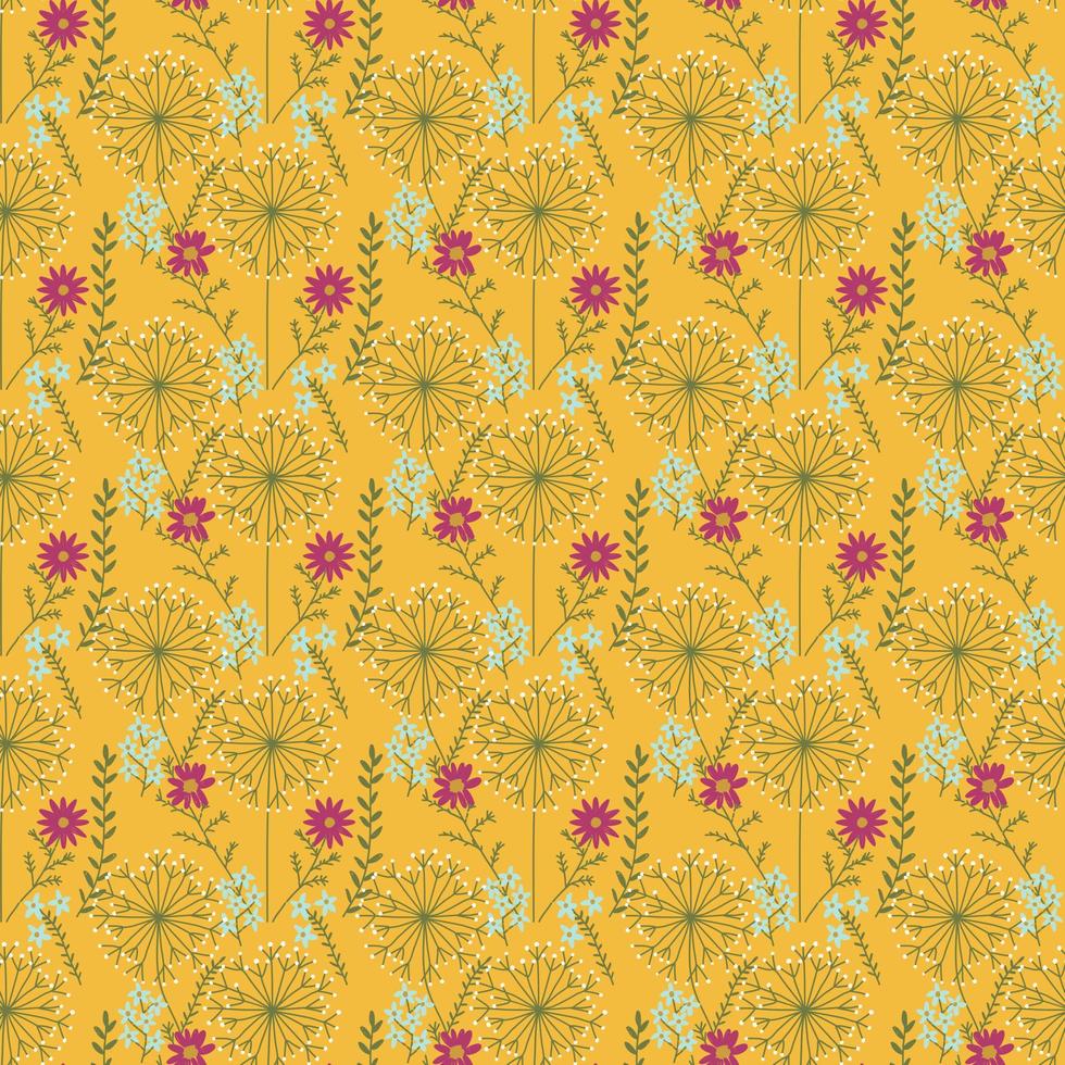 Fall Fabric and Thanksgiving Print Fabric for Autumn. vector