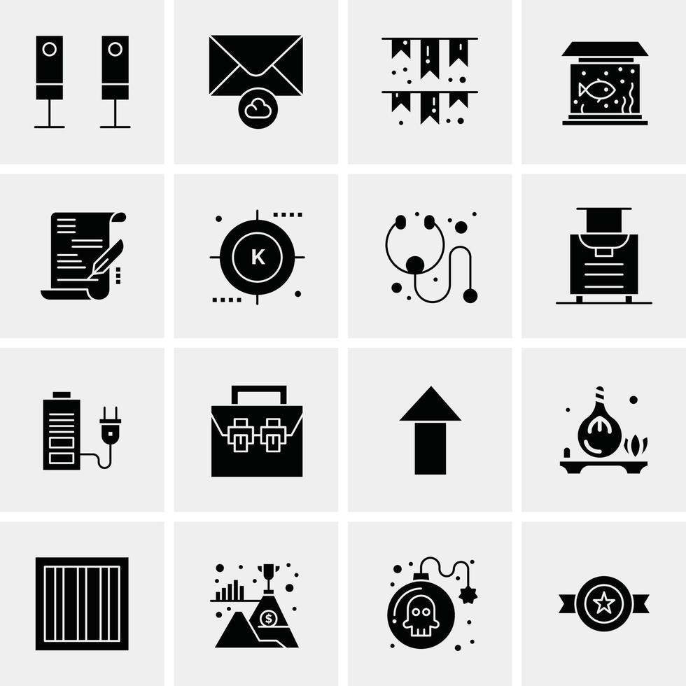 16 Business Universal Icons Vector Creative Icon Illustration to use in web and Mobile Related proje