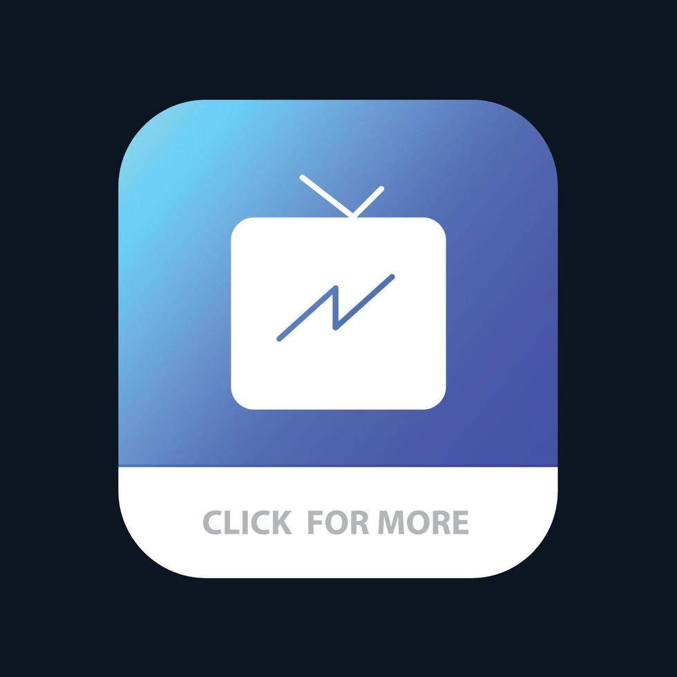Twitter Power Refresh Mobile App Button Android and IOS Glyph Version vector