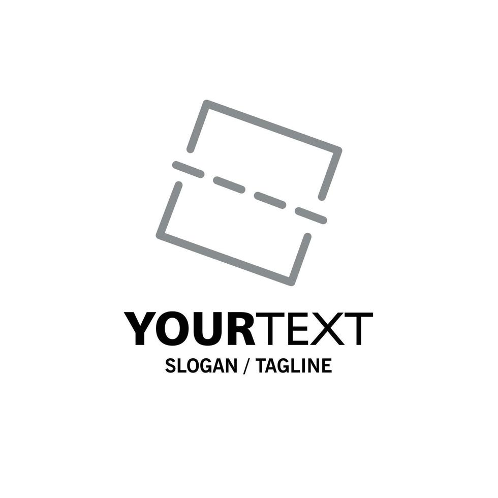 Image Photo Straighten Business Logo Template Flat Color vector