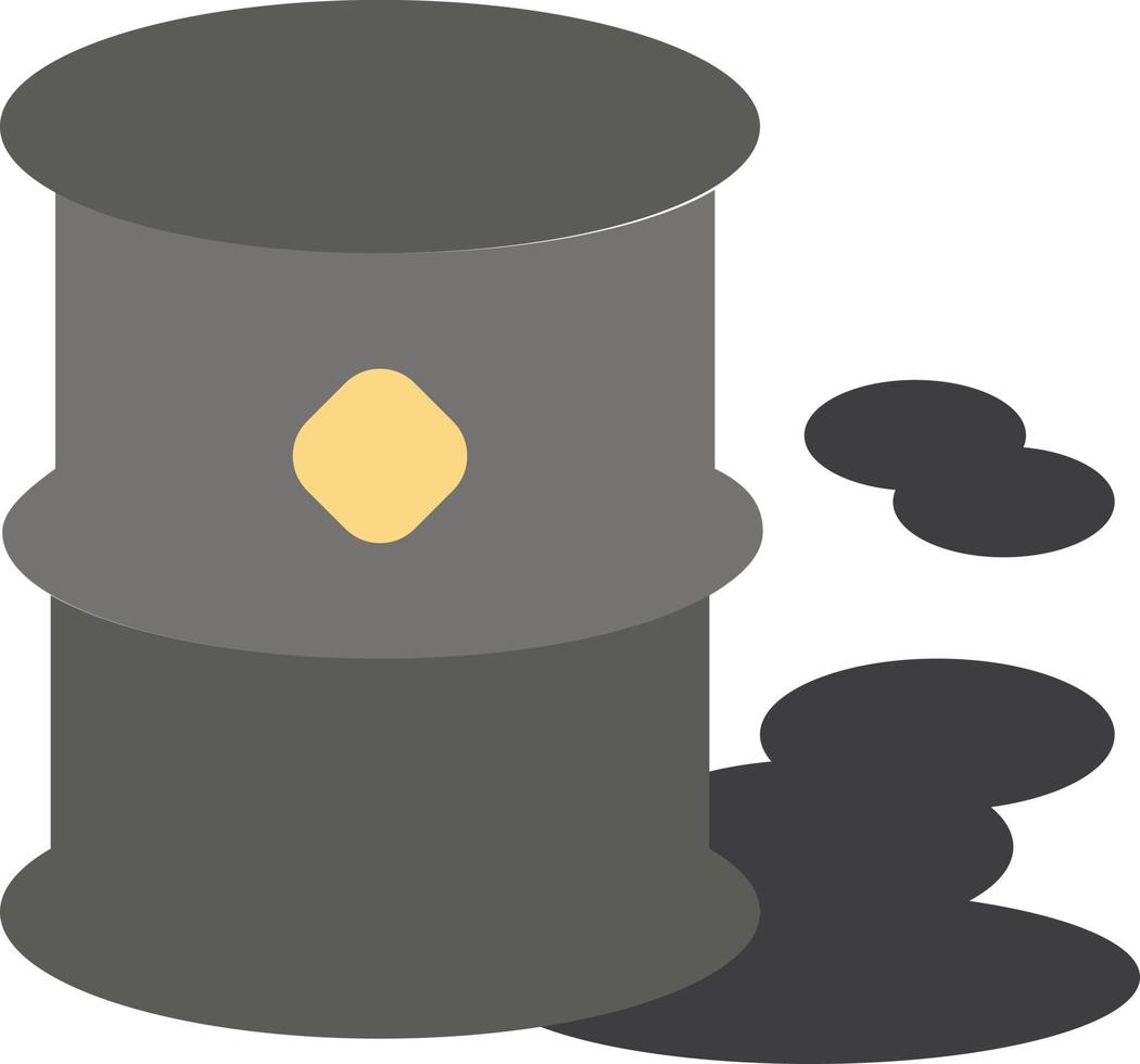 Barrels Environment Garbage Pollution  Flat Color Icon Vector icon banner Template