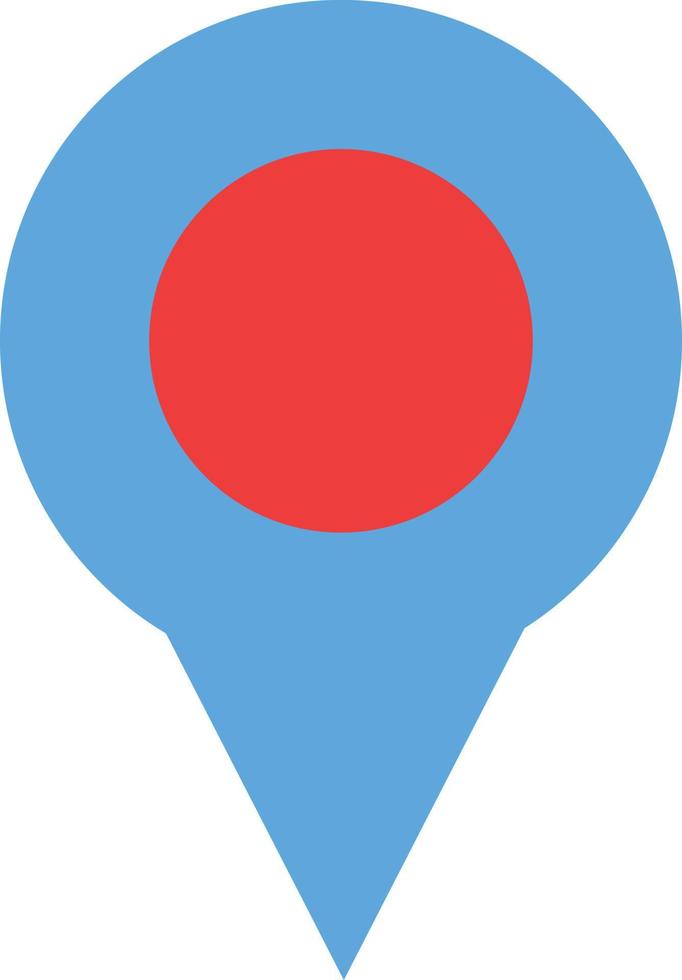 Location Map Marker Pin  Flat Color Icon Vector icon banner Template