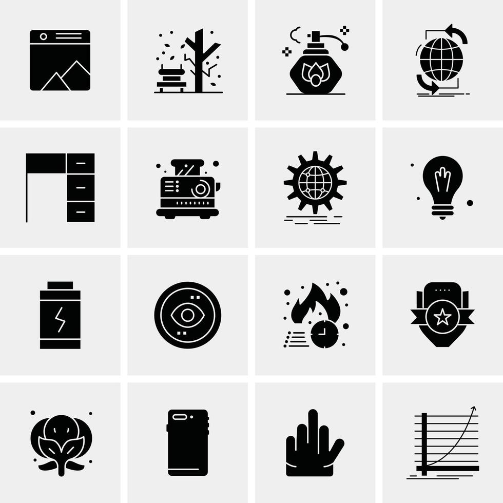 16 Business Universal Icons Vector Creative Icon Illustration to use in web and Mobile Related proje