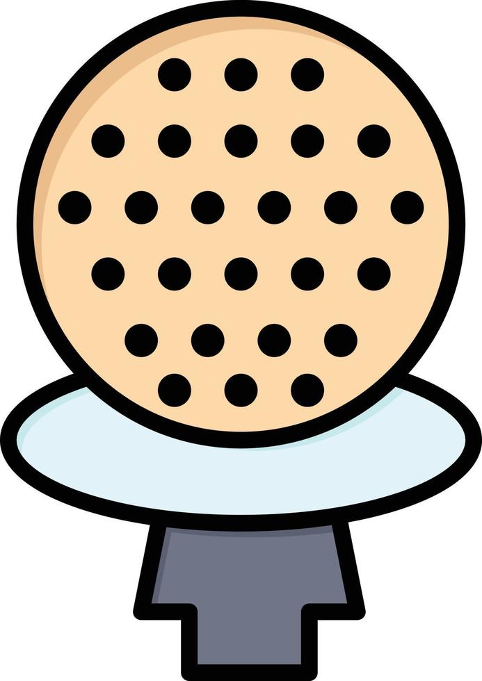 Golf Sport Game Hotel  Flat Color Icon Vector icon banner Template