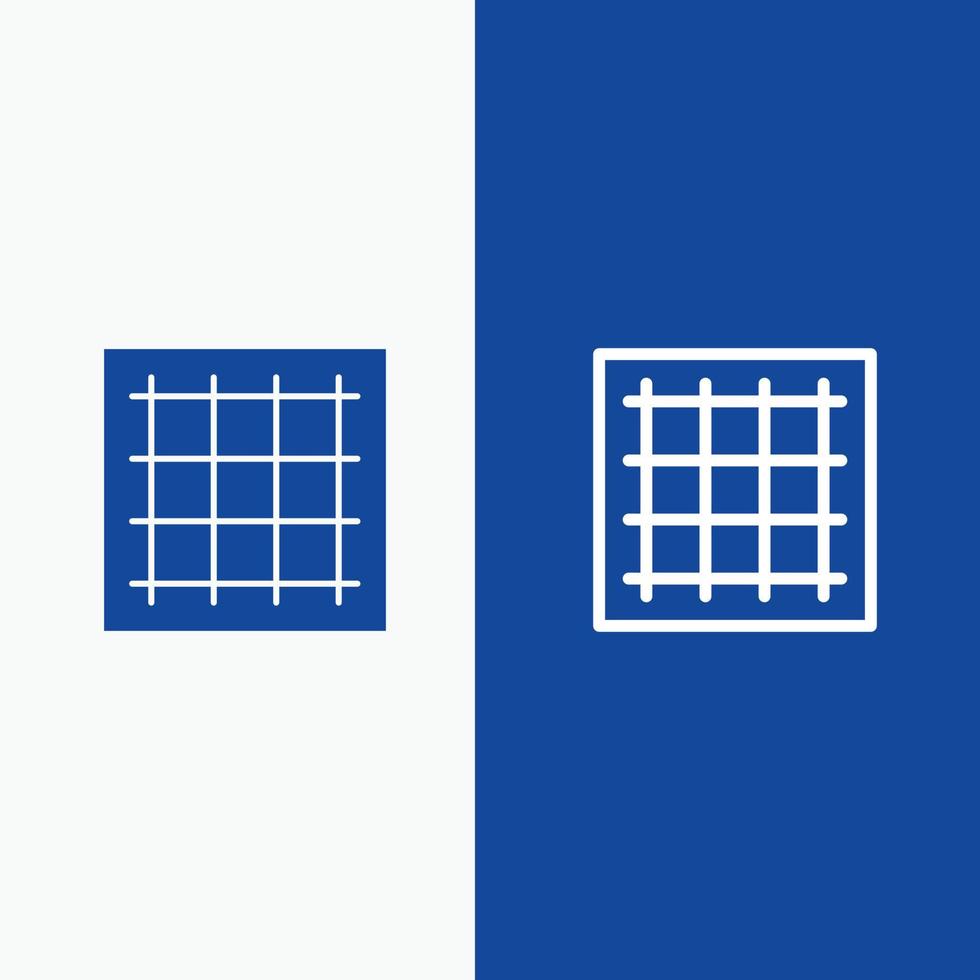 Grid Graph Drawing area software Line and Glyph Solid icon Blue banner Line and Glyph Solid icon Blu vector