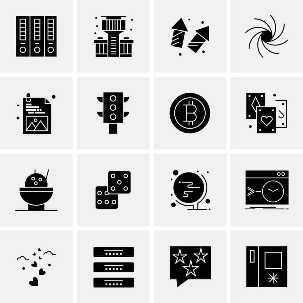 16 Business Universal Icons Vector Creative Icon Illustration to use in web and Mobile Related proje