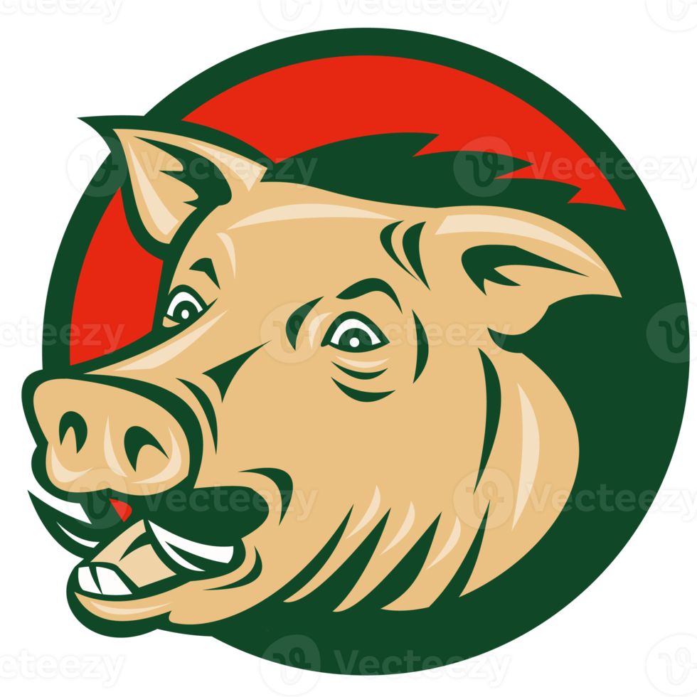 wild boar or razorback png