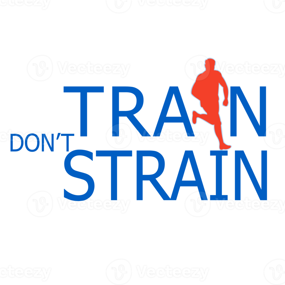 runner silhouette running train don't strain png