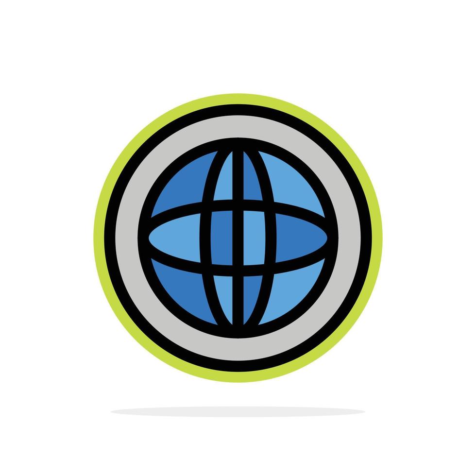 Center Communication Global Help Support Abstract Circle Background Flat color Icon vector