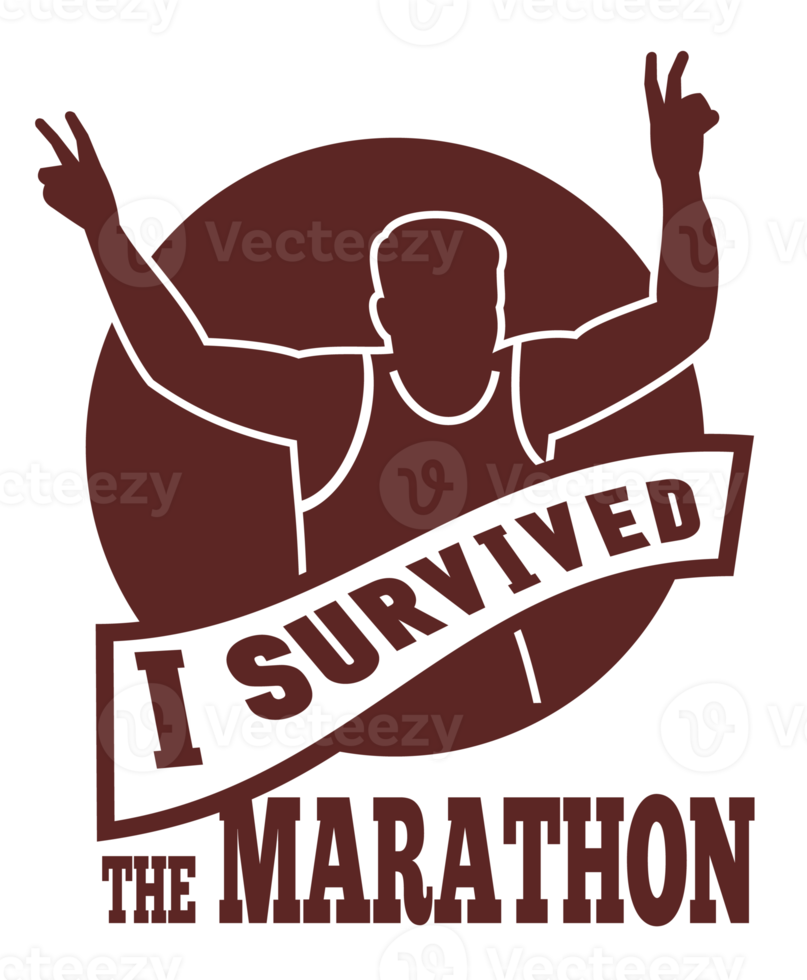 marathon runner i survived png