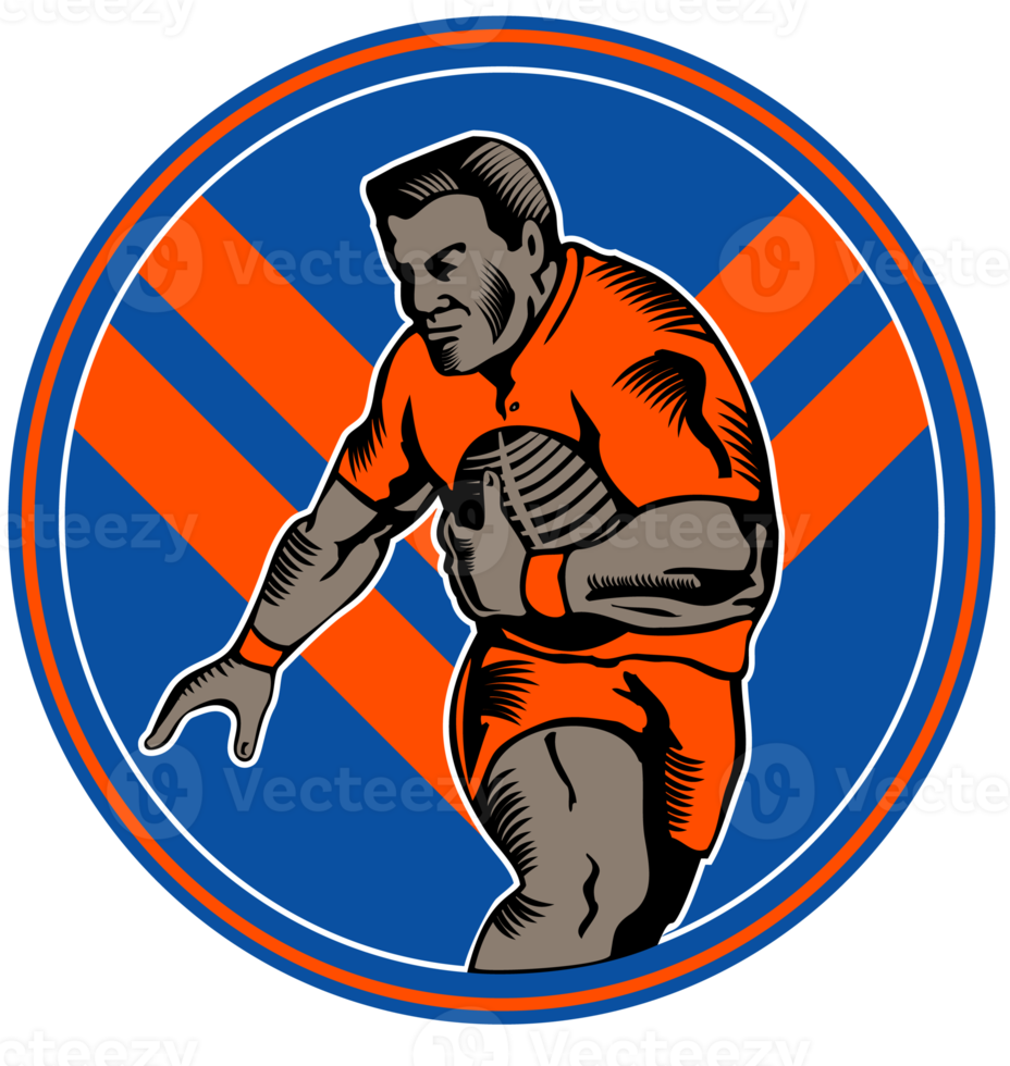 jogador de rugby correndo bola png