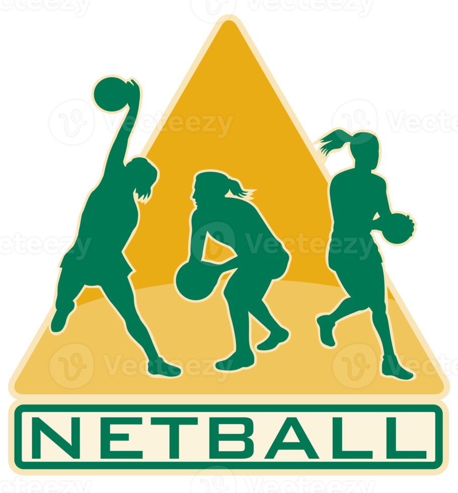 netball player catching jumping passing ball png