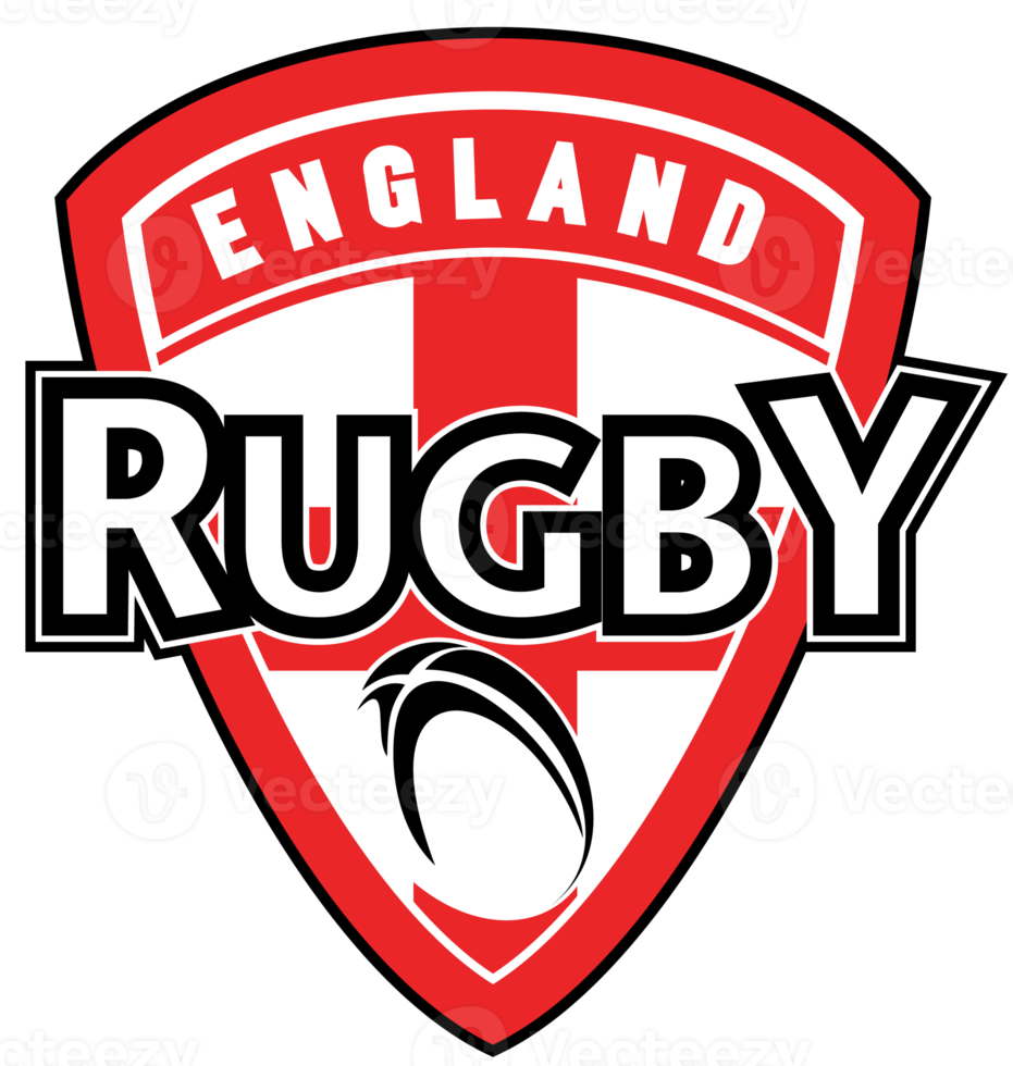 rugby ball shield england cross flag png