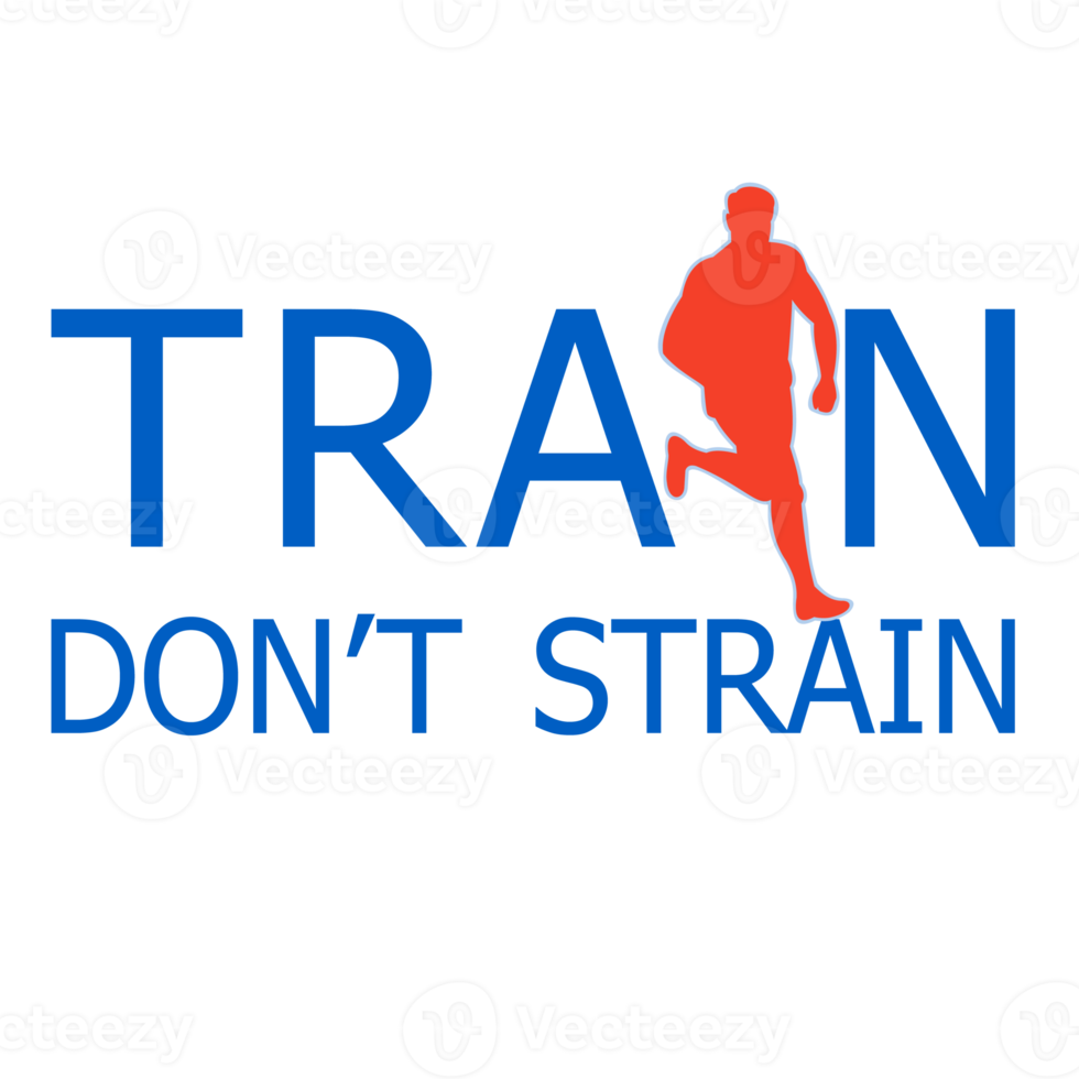 runner silhouette running train don't strain png