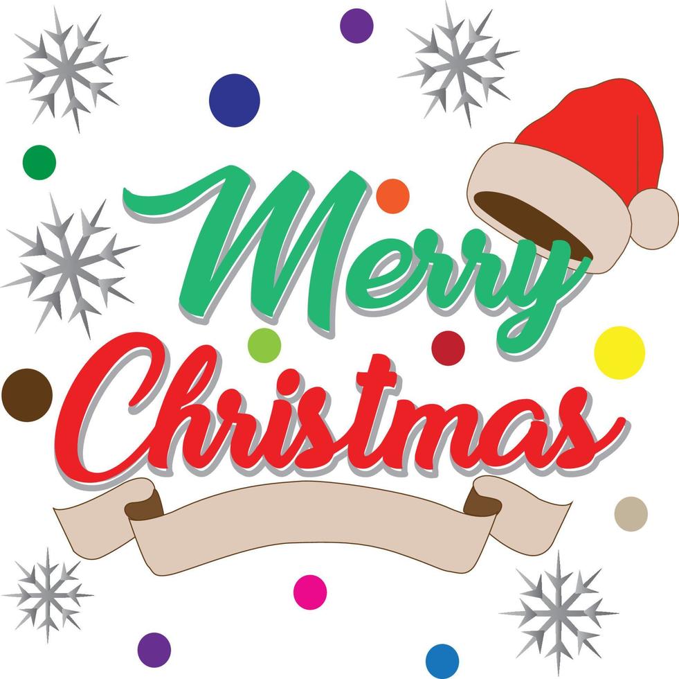 merry christmas sign vector
