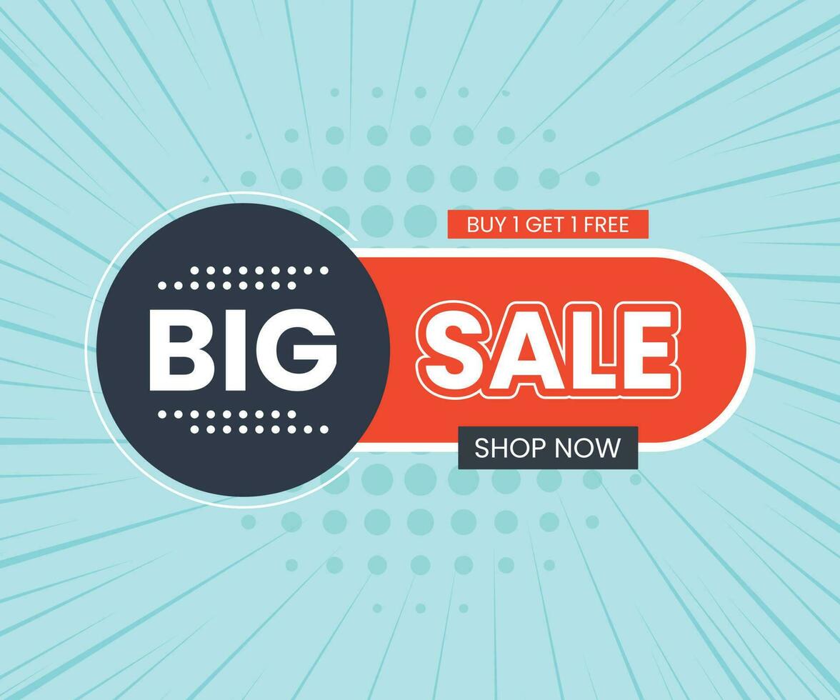 Big sale special offer with background vector