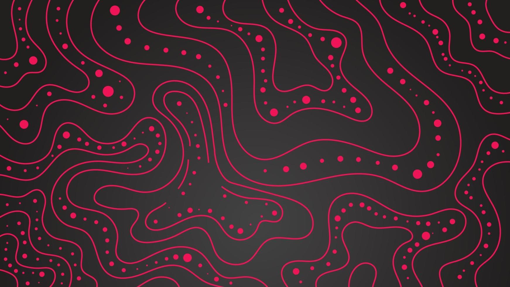 Abstract liquid lines and dots background vector