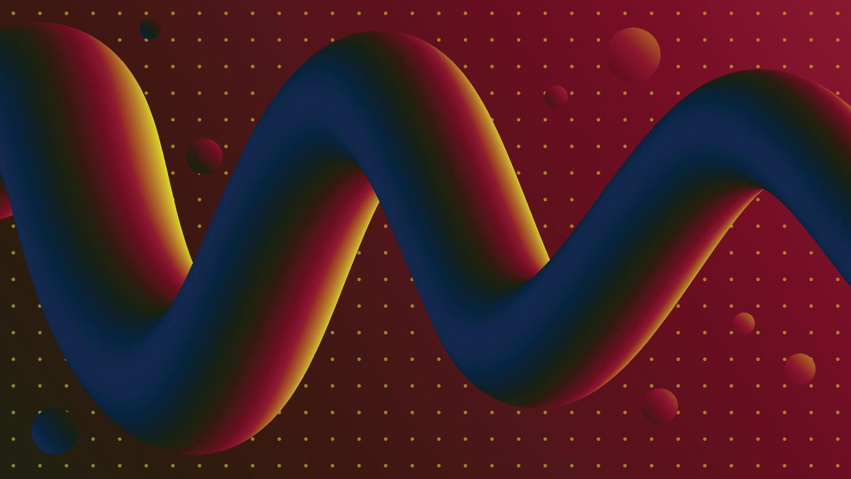 Abstract fluid gradient shape background vector
