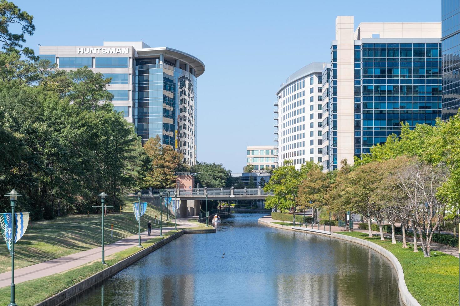 The Woodlands, Texas, USA. October 14, 2022. A view of The Waterway in The Woodlands, Texas. photo