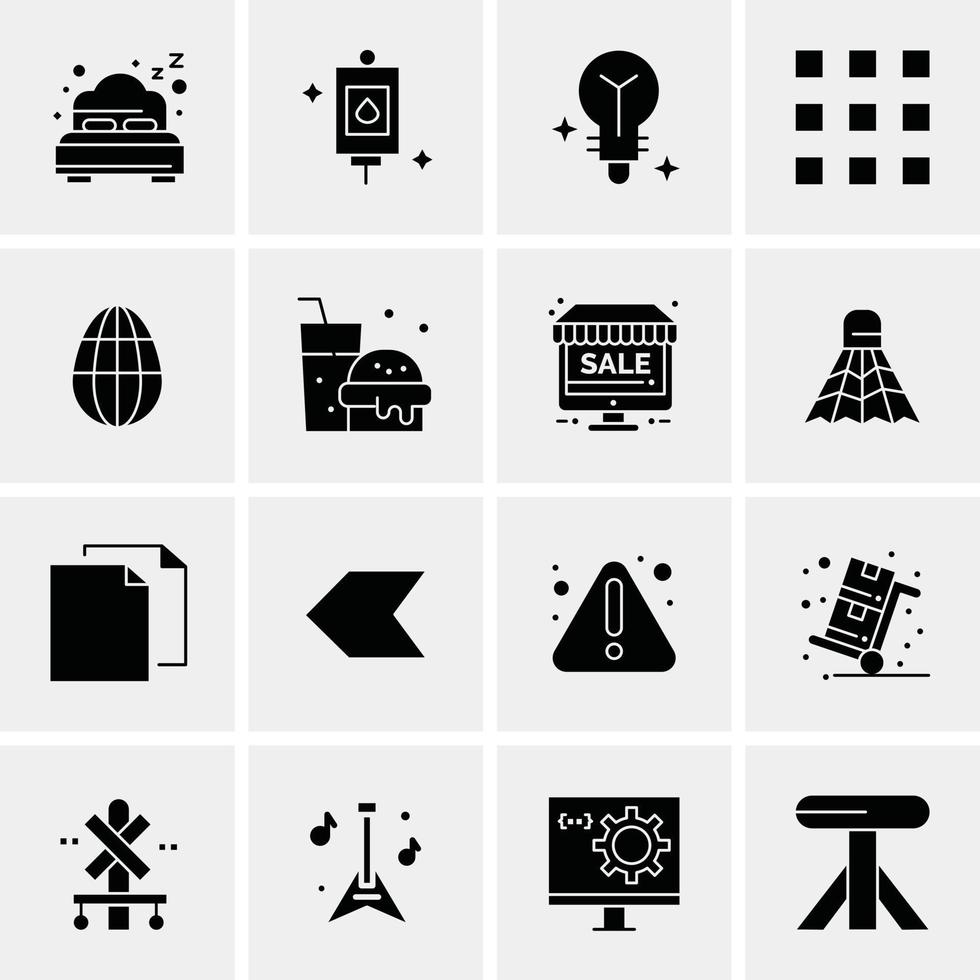 16 Business Universal Icons Vector Creative Icon Illustration to use in web and Mobile Related proje