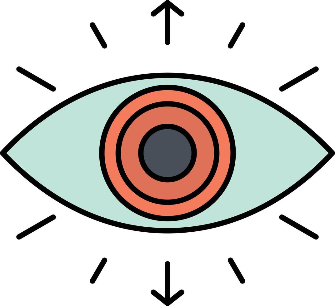 símbolo de ojo miembro de la sociedad secreta icono de color plano plantilla de banner de icono de vector