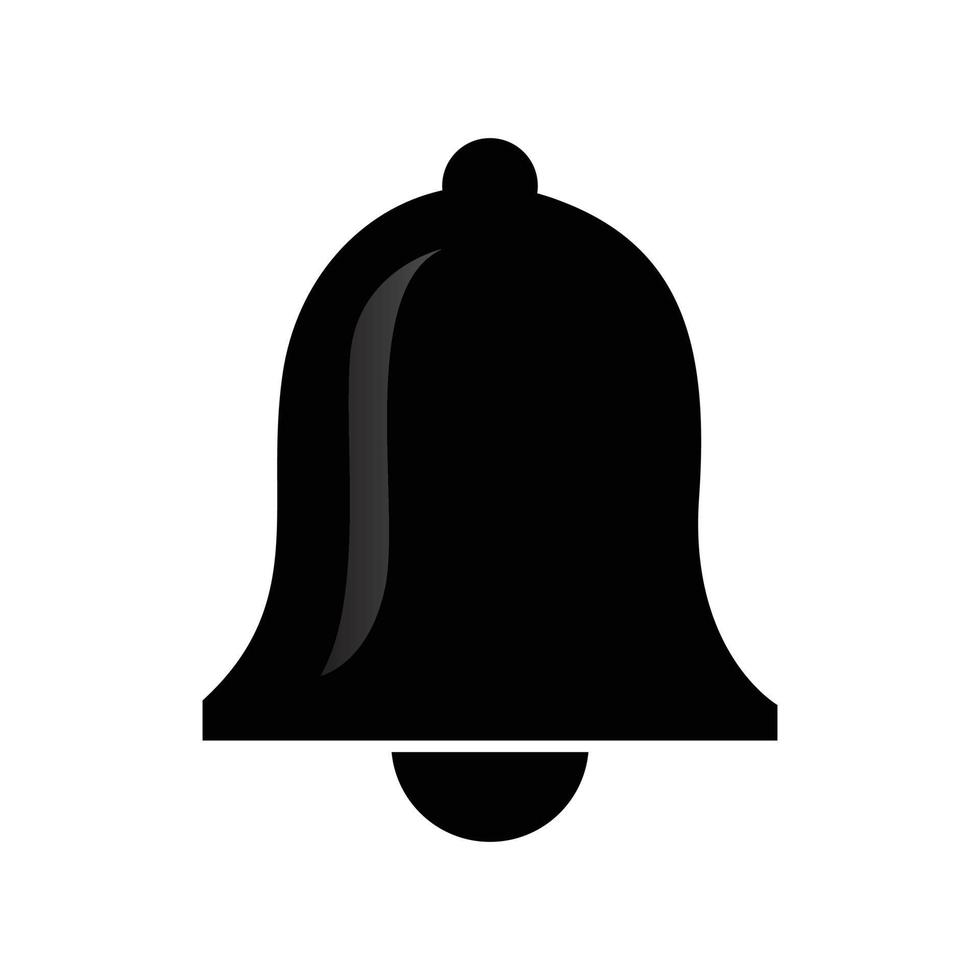 Bell icon. Alarm, notification bell, massage alert sign vector illustration for web, social media and mobile application.
