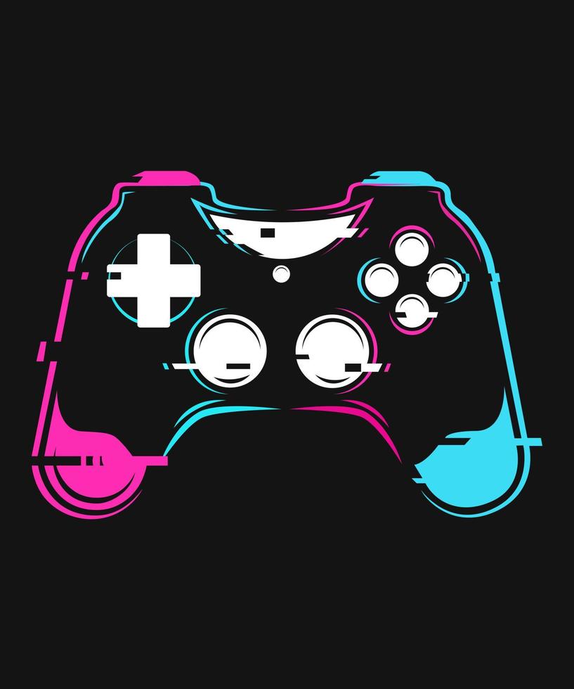 Glitchy isolated video game controller 13150414 Vector Art at Vecteezy