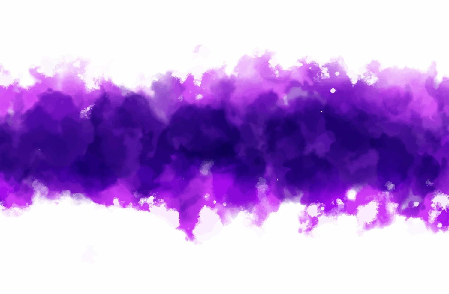 Abstract ultra violet purple grunge splash on white glowing background vector