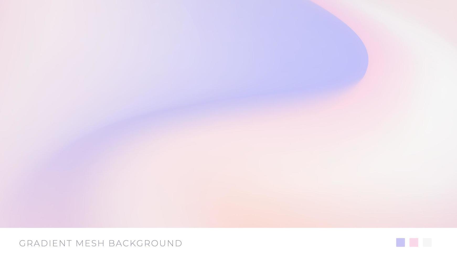 Minimalist Pastel Mesh Gradient Background with Fluid and Wave Style vector
