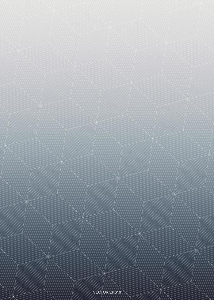 Abstract background of halftone geometric with wireframe pattern background. Vector. vector