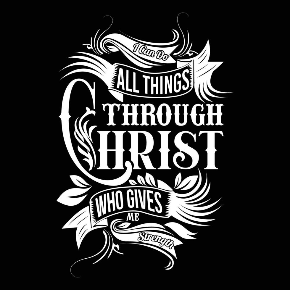 Christian t-shirt design vector