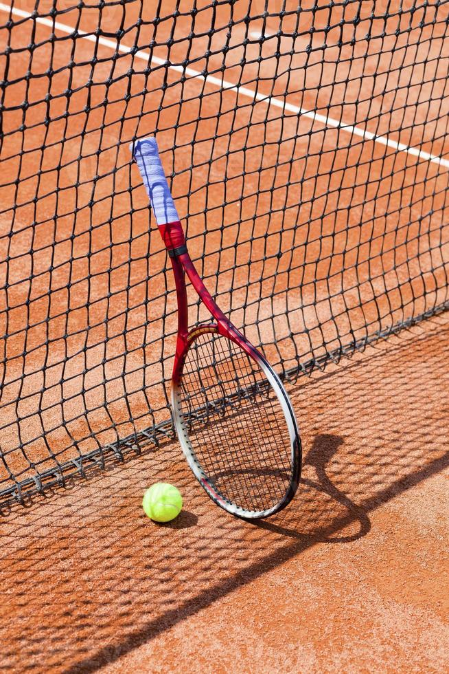 tennis. clay court. tennis ball. tennis tournament photo