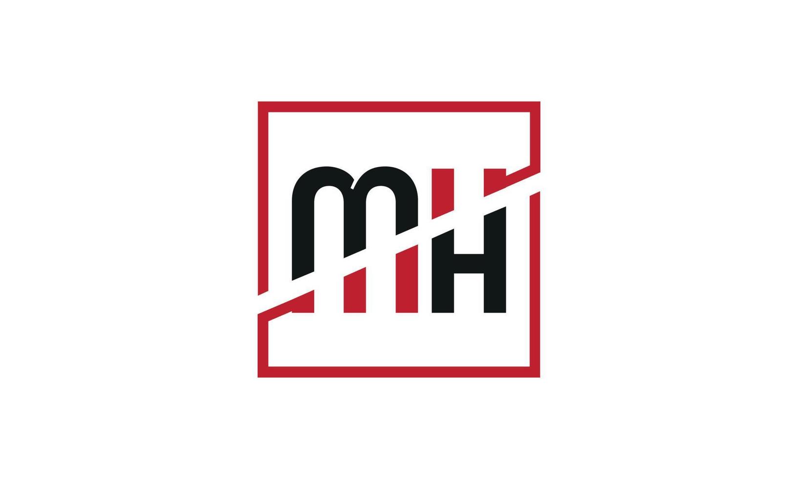 carta mh logo pro archivo vectorial vector