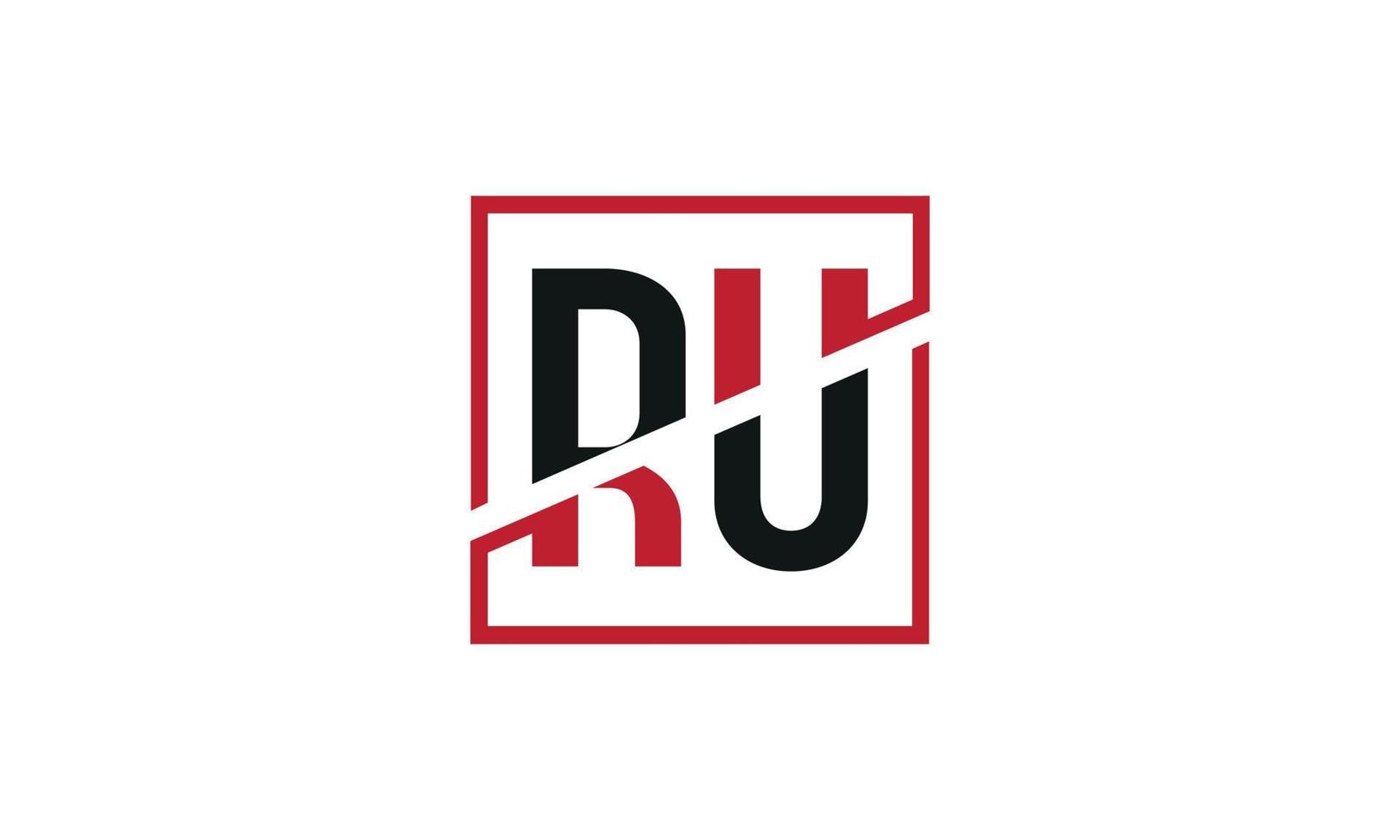 letter RU logo pro vector file pro Vector