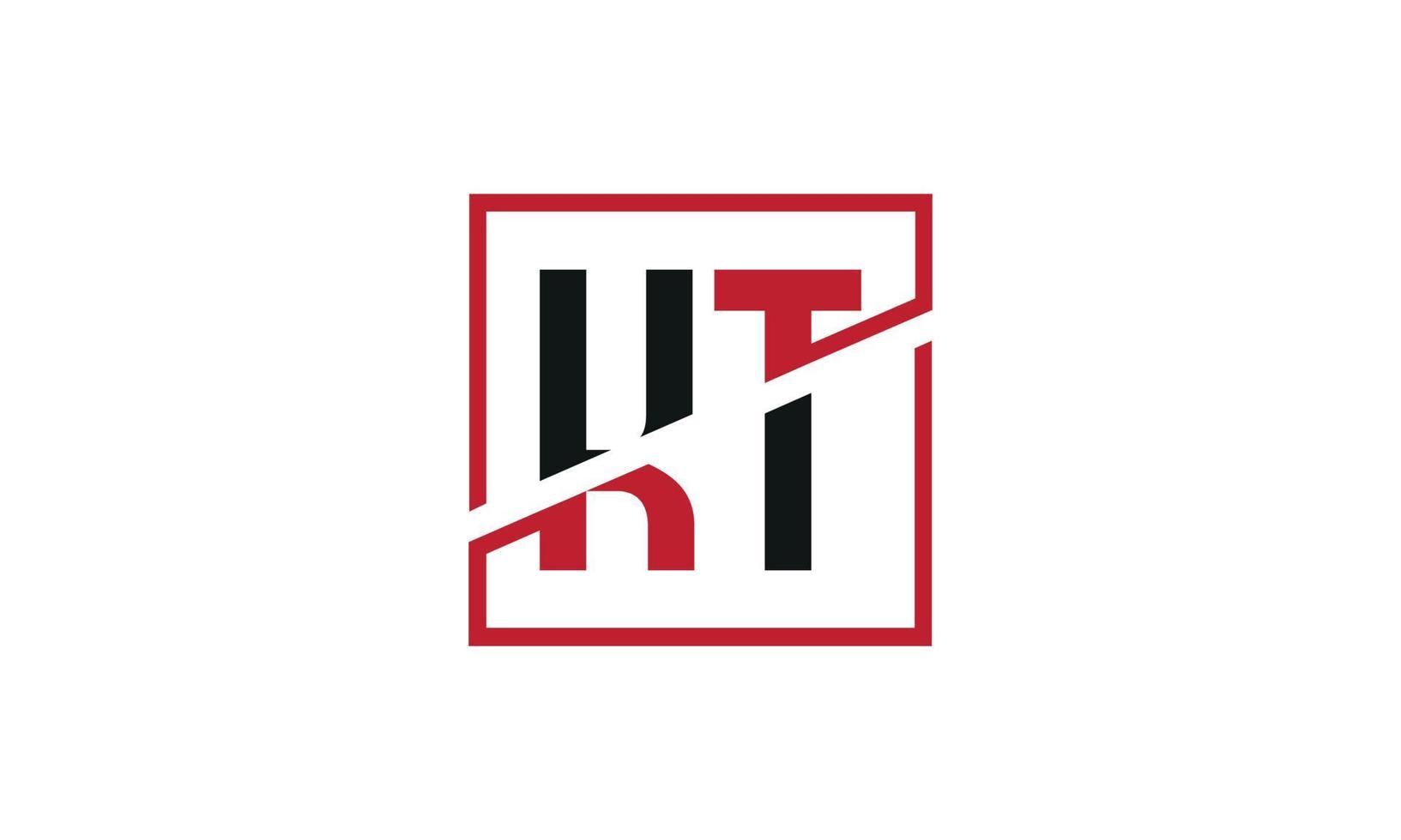 letter KT logo pro vector file pro Vector