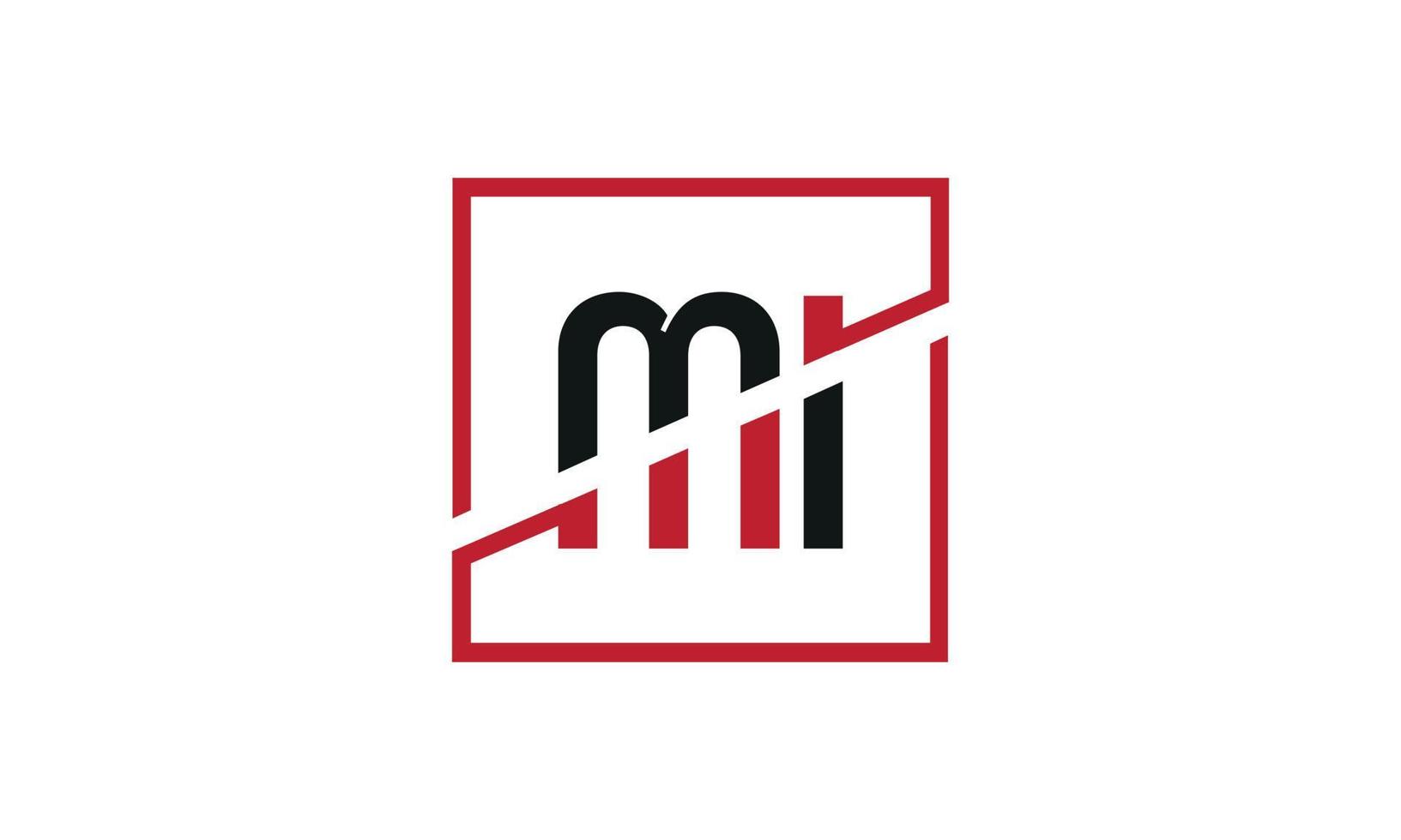 letter MI logo pro vector file pro Vector