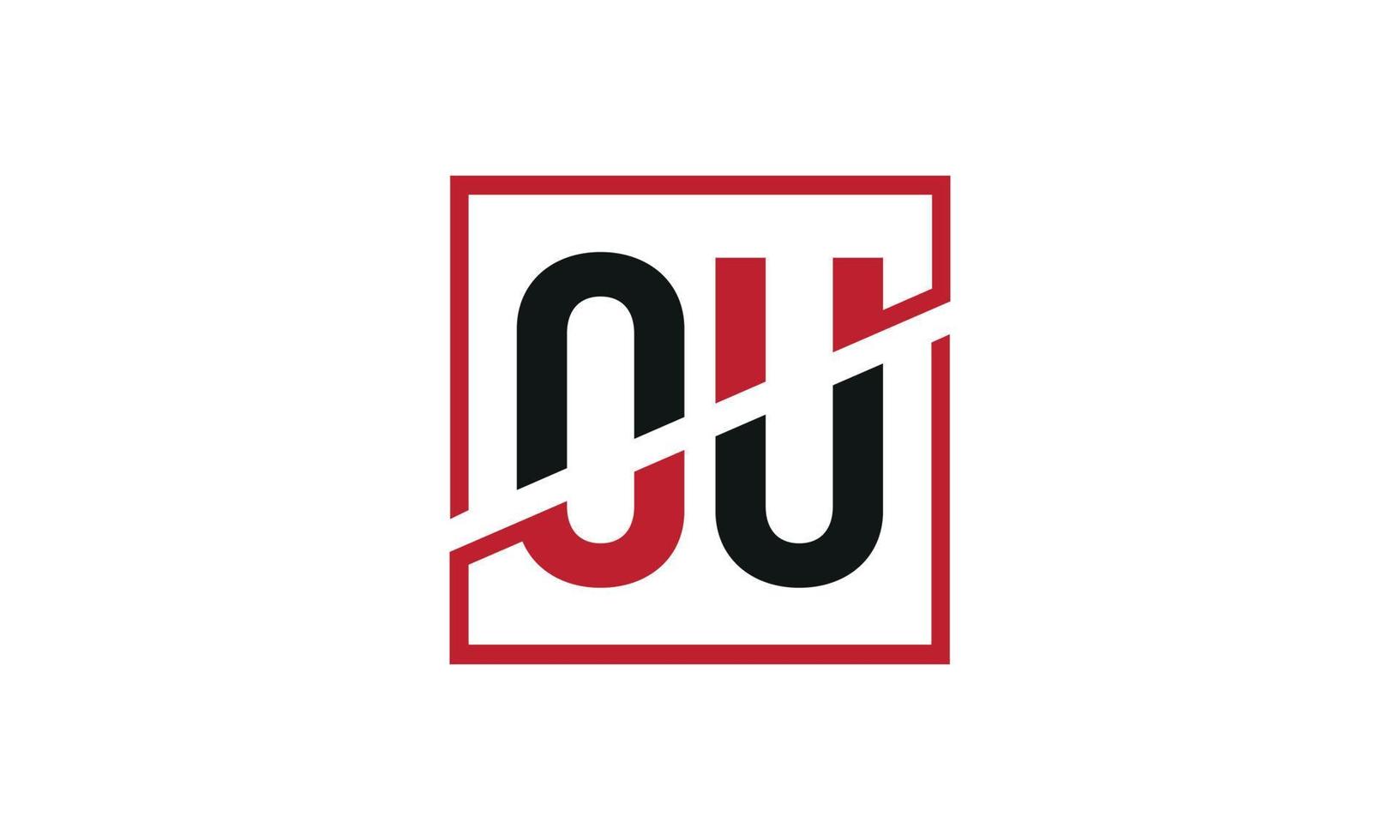 letter OU logo pro vector file pro Vector