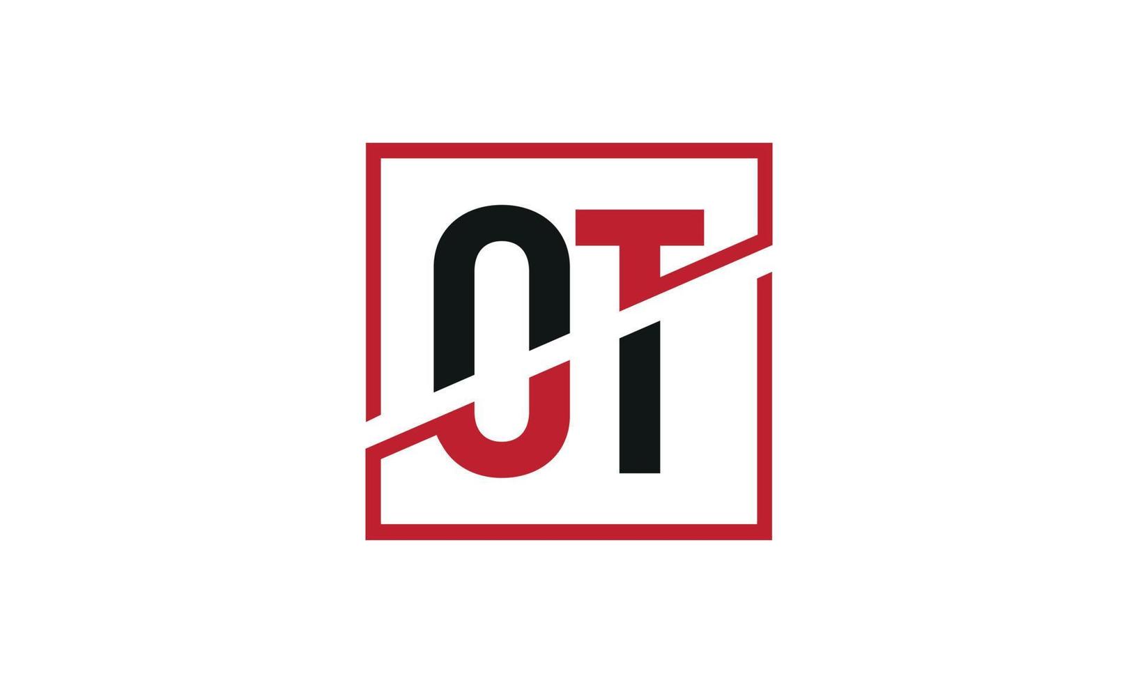 carta ot logo pro archivo vectorial vector