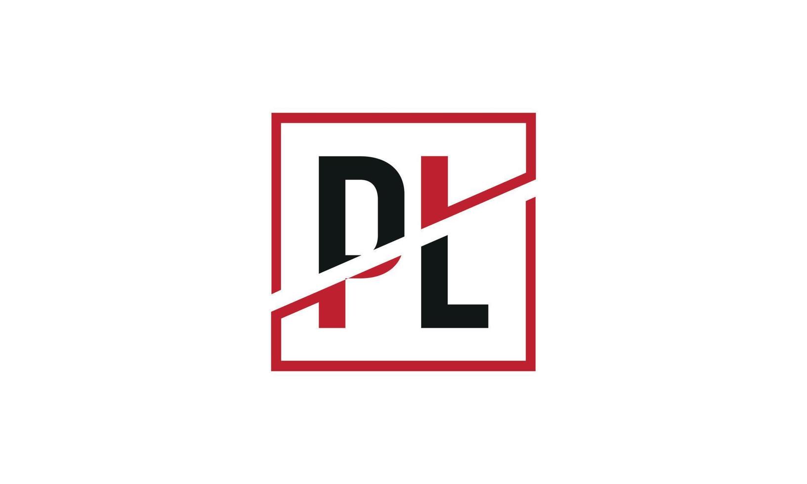 letter PL logo pro vector file pro Vector