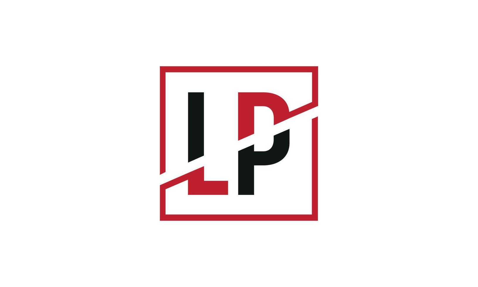carta lp logo pro archivo vectorial vector