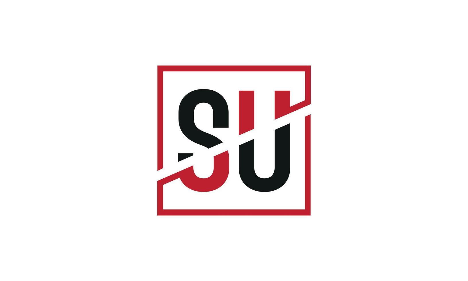 letter SU logo pro vector file pro Vector