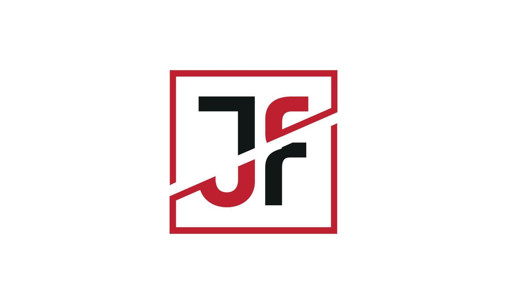 carta jf logo pro archivo vectorial vector