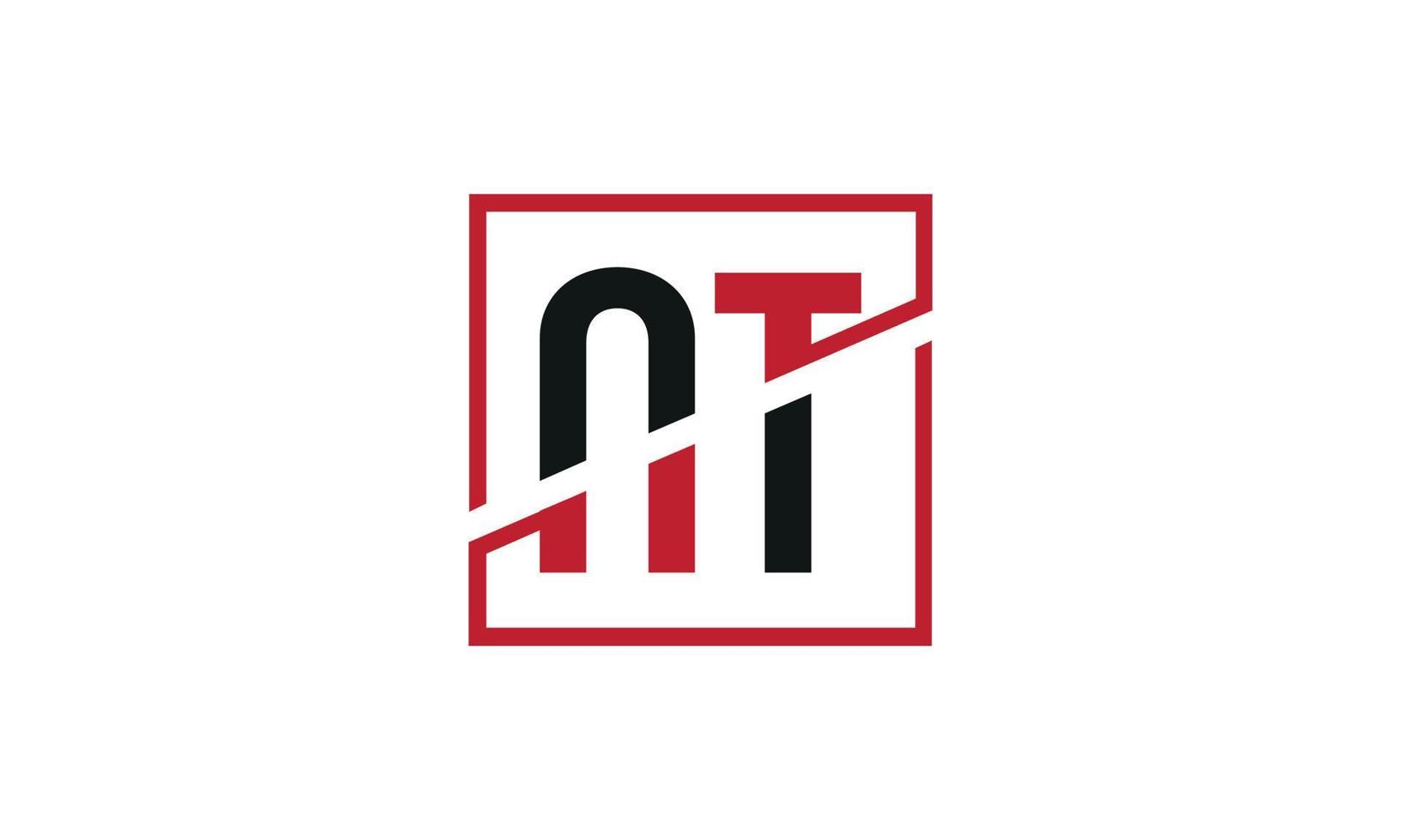 letter NT logo pro vector file pro Vector