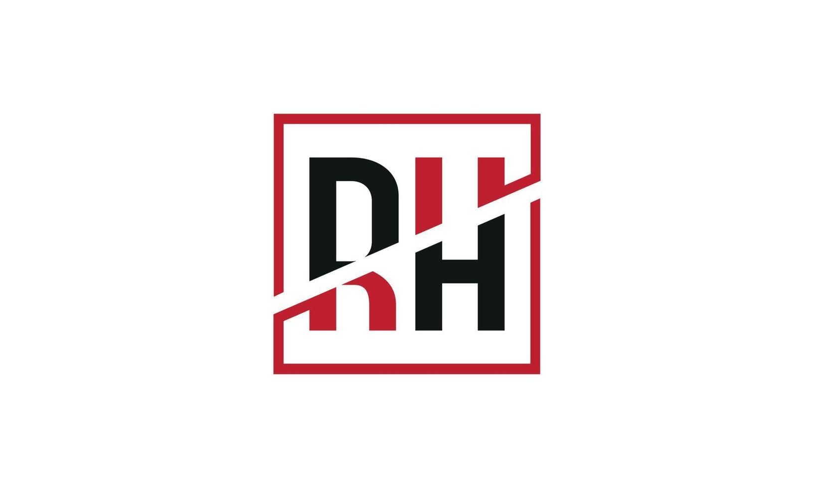 letter RH logo pro vector file pro Vector