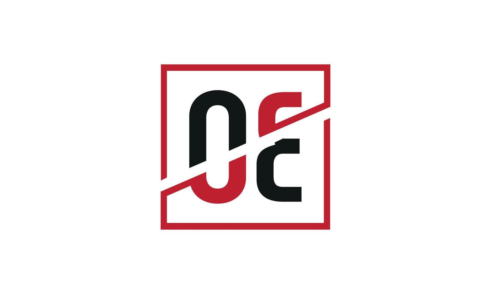 letter OE logo pro vector file pro Vector