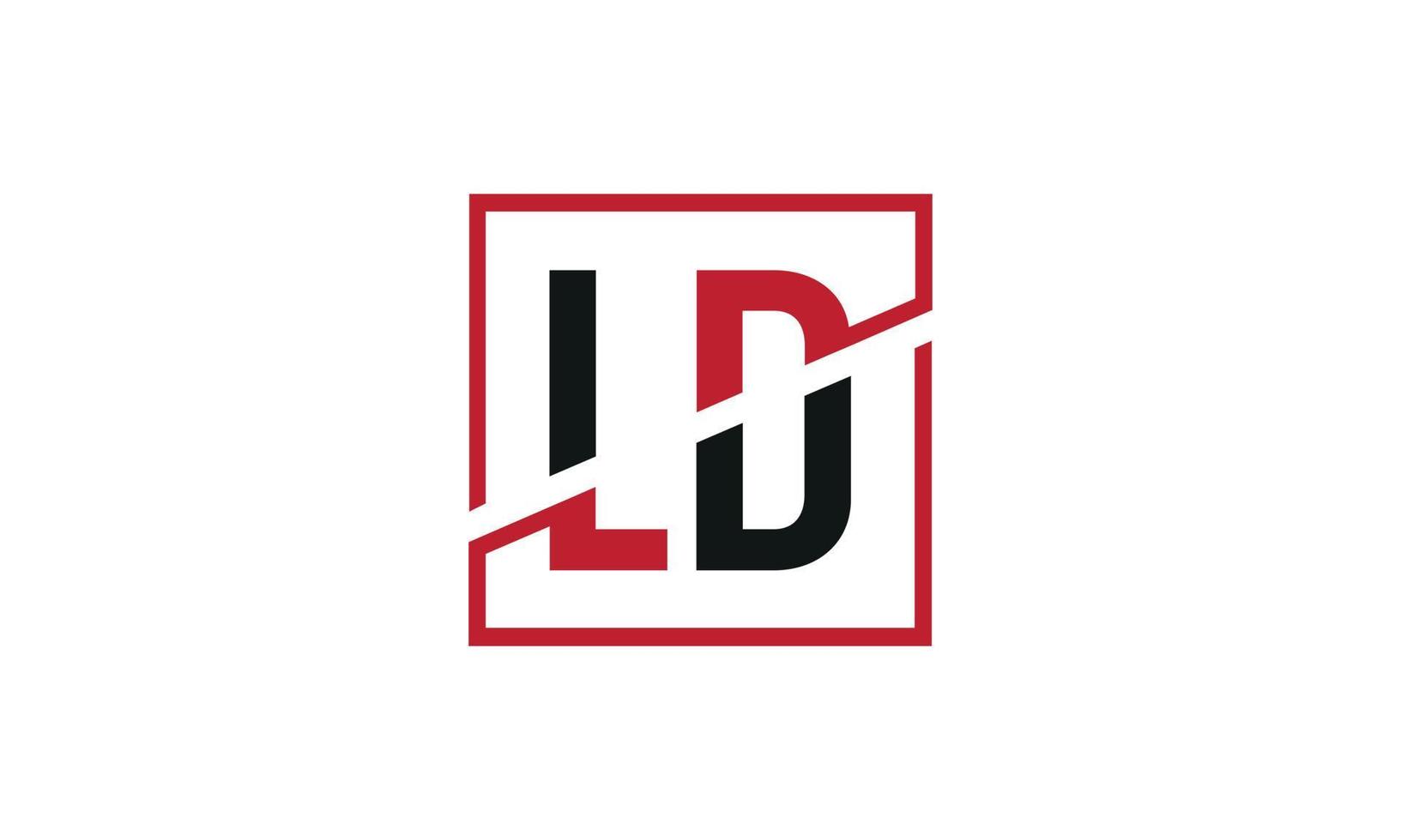 letter LD logo pro vector file pro Vector