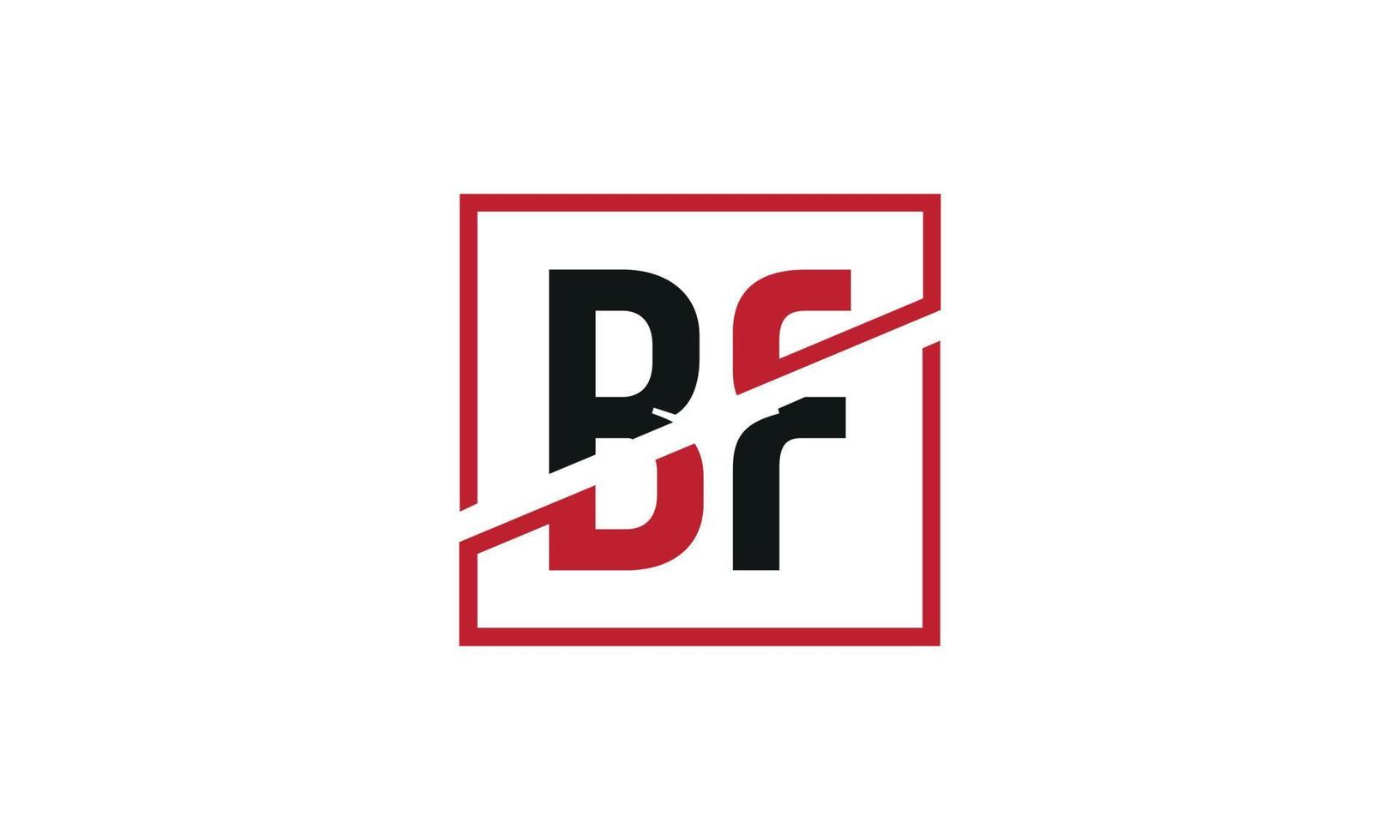 carta bf logo pro archivo vectorial vector